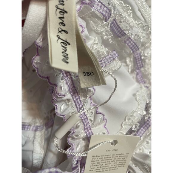 NWT - For Love & Lemons Swirl Eyelet Teddy/Bodysuit - Picture 3 of 4